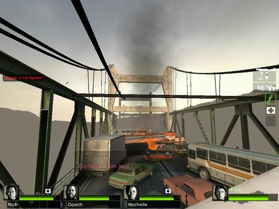 Left 4 Dead 2 Froide riviere Pont de commémoration