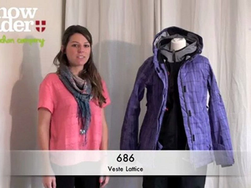 Snowleader présente la veste de snowboard Lattice femmes de 686