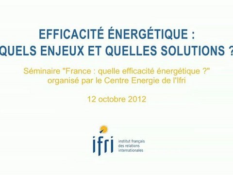 Efficacité énergétique : quels enjeux et quelles solutions ?