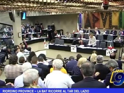 Riordino Province | La BAT ricorre al TAR del Lazio
