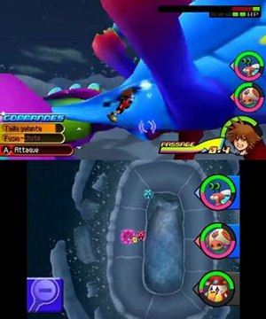 Kingdom Hearts 3D : Pays des Garnements avec Sora - Boss Grimard algide