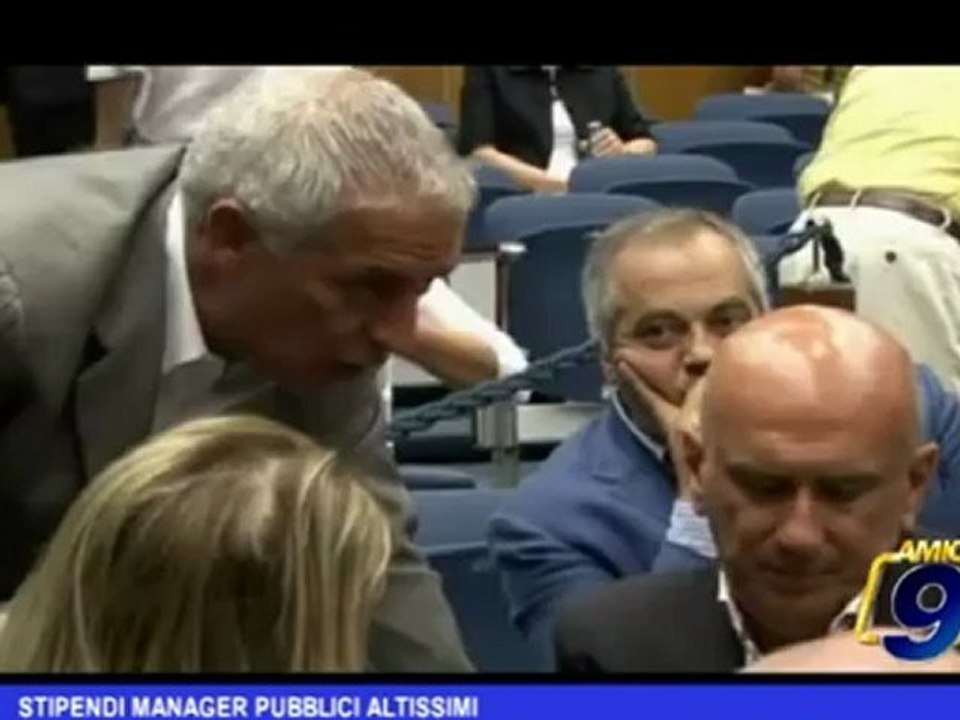 Stipendi manager pubblici altissimi