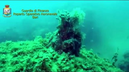 Bari - La GdF e la mina antinave di Mola (23.10.12)