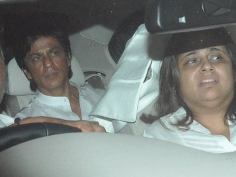 Shahrukh & Katrina @ Yash Chopra's Chautha Ceremony