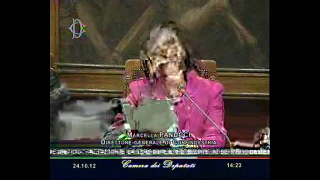 Roma - L'audizione di rappresentanti di Confindustria (24.10.12)