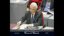 Roma - Audizione rappresentanti di CGIL, CISL, UIL e UGL (23.10.12)