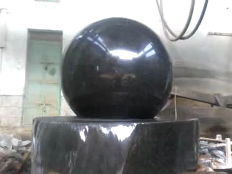 floating stone ball