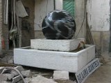 Floating granite ball fountain