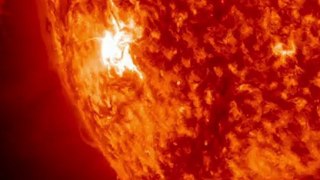 Violente éruption solaire du 23 octobre 2012