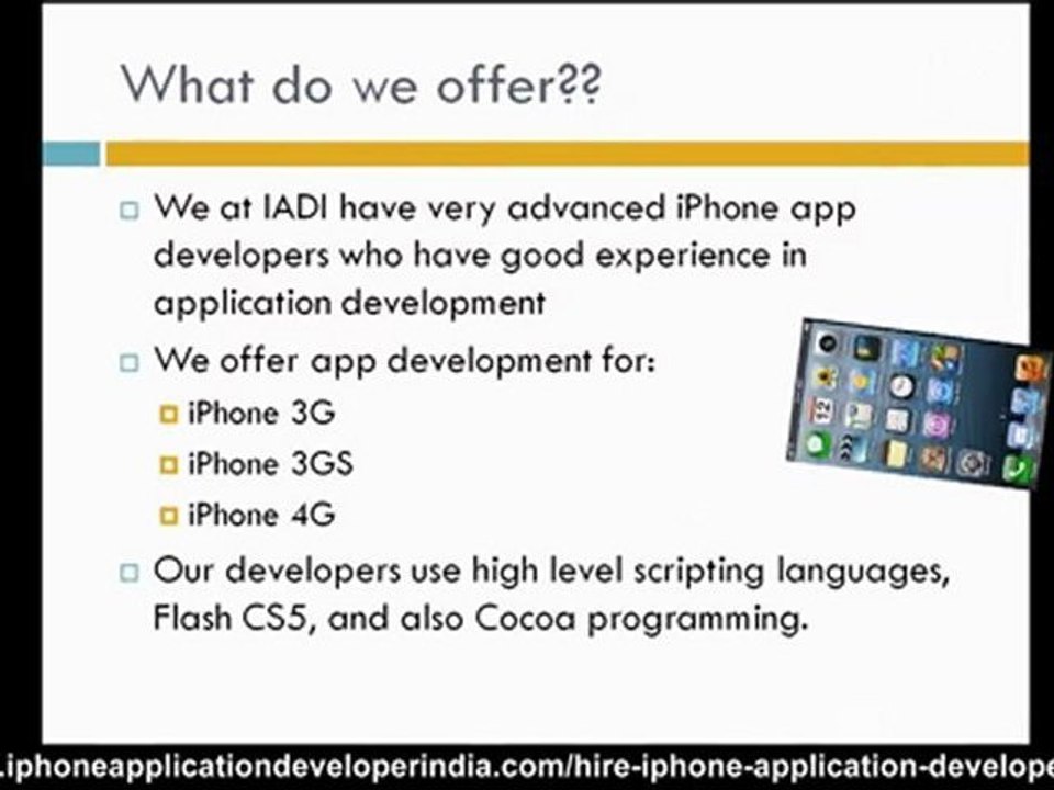 One of the best iPhone application developers in India