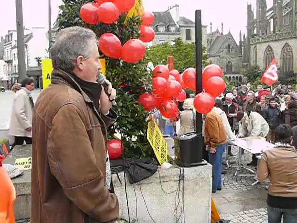 Manifestation du 26 octobre 2012 contre le projet transports