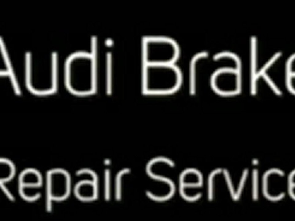 When To Change Your Audi Brake Rotors?