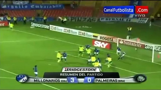 Millonarios 3 Palmeiras 0 Vuelta Global (4-3) Copa Suramericana 2012 -