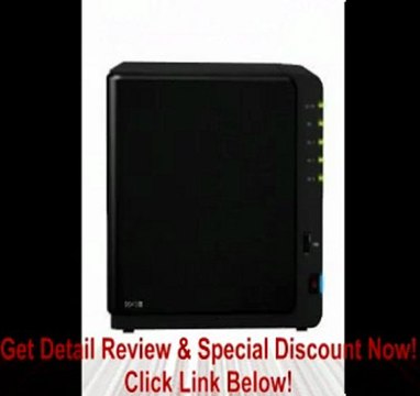 Synology DiskStation 4-Bay (Diskless) Network Attached Storage DS412+ (Black)