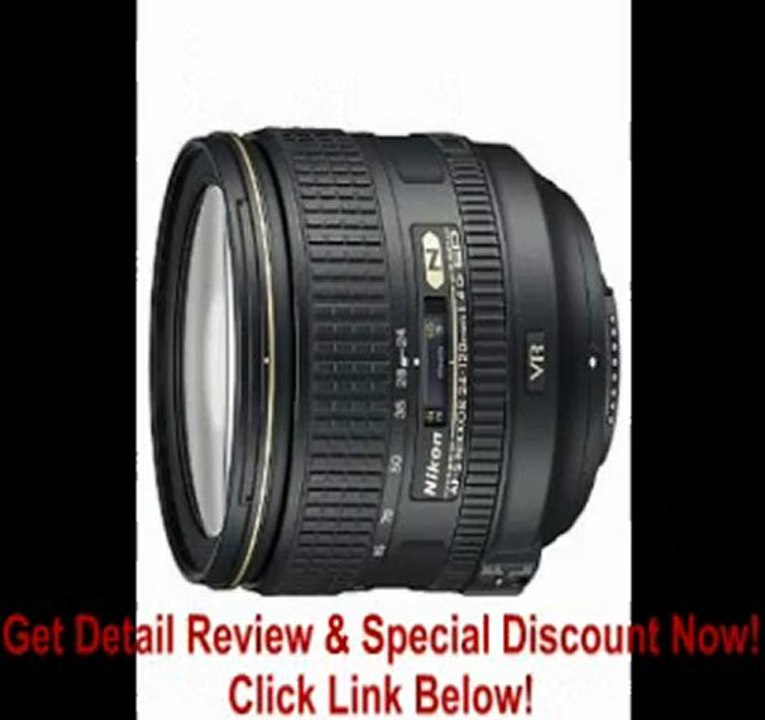 Nikon 24-120mm f/4G ED VR AF-S NIKKOR Lens for Nikon Digital SLR
