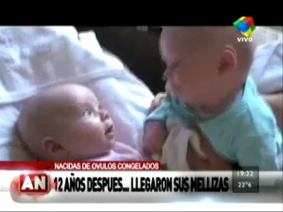 Madre con ovulos congelados 12 años despues