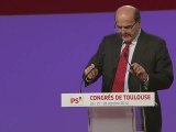 Pier Luigi Bersani, président du Partito Democratico - Congrès de Toulouse