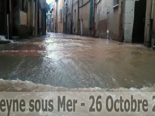 Inondations: La Seyne SouS Mer - 26 Octobre 2012
