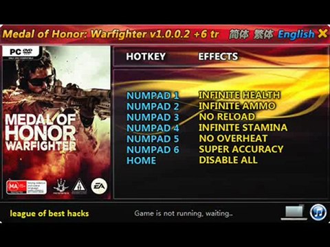 Medal of Honor Warfighter TRAINER download