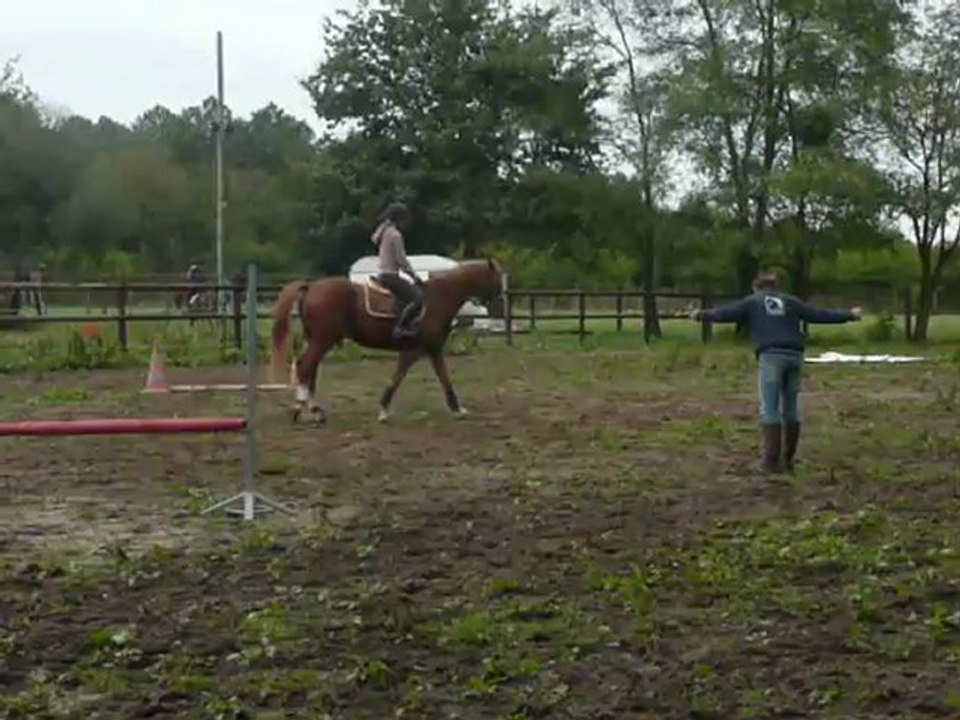 Moi et Uno, cours CSO, 13 octobre 1.