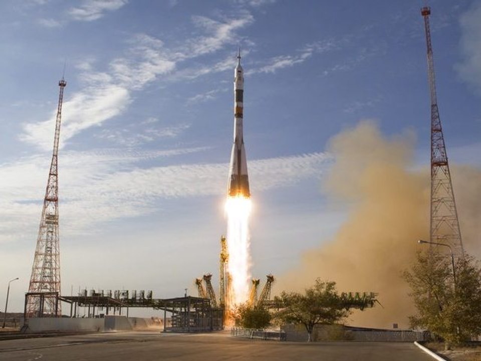 Soyuz Spacecraft Blasts Off to International Space Station