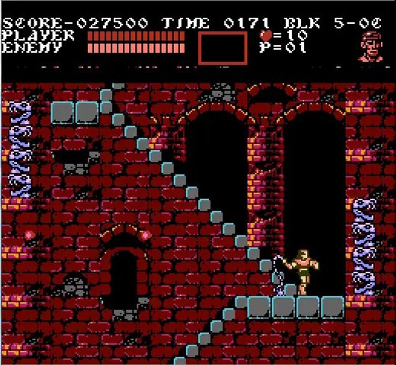 Castlevania III en coop 5) Boss final, les escaliers... :/