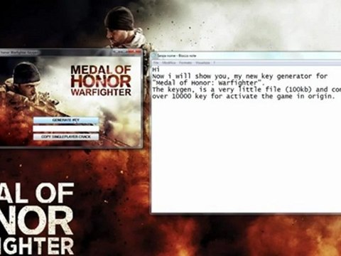 Medal of Honor Warfighter Keygen