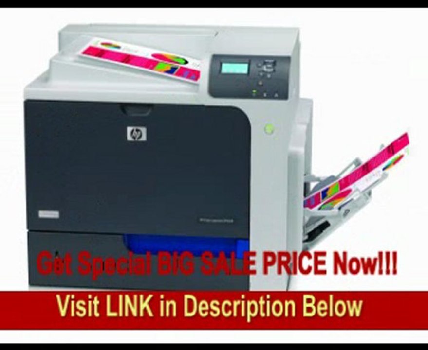 HP Color LaserJet Enterprise CP4525n Printer - Black/Silver (CC493A)