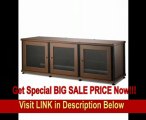 Salamander Synergy 237 A/V Cabinet with Three Doorse Doors -Cherry/Black