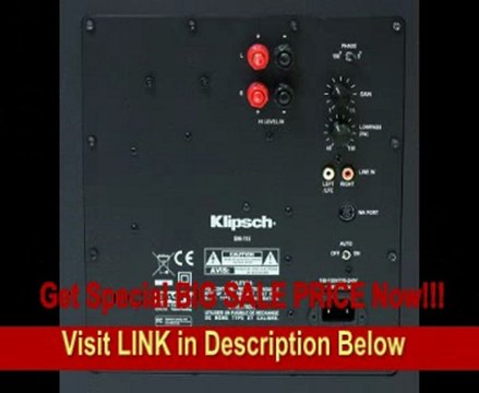 Klipsch SW-115 Front-Firing Subwoofer (Black)