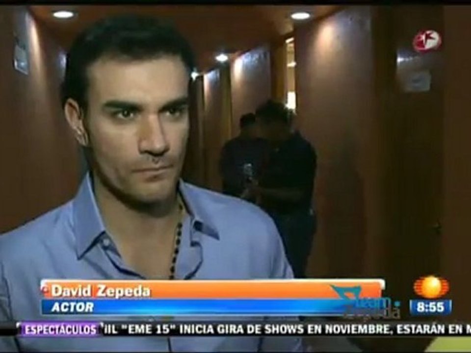 Se presentó UNDP en el teatro San Rafael, David Zepeda @davidzepeda1 hará telenovela en el 2013 || 1N