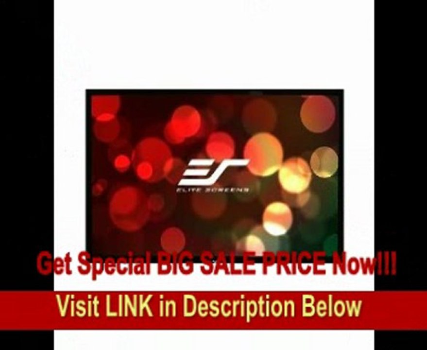 Elite Screens R106H1 ezFrame Fixed Projection Screen (106 16:9 AR)(CineGrey)