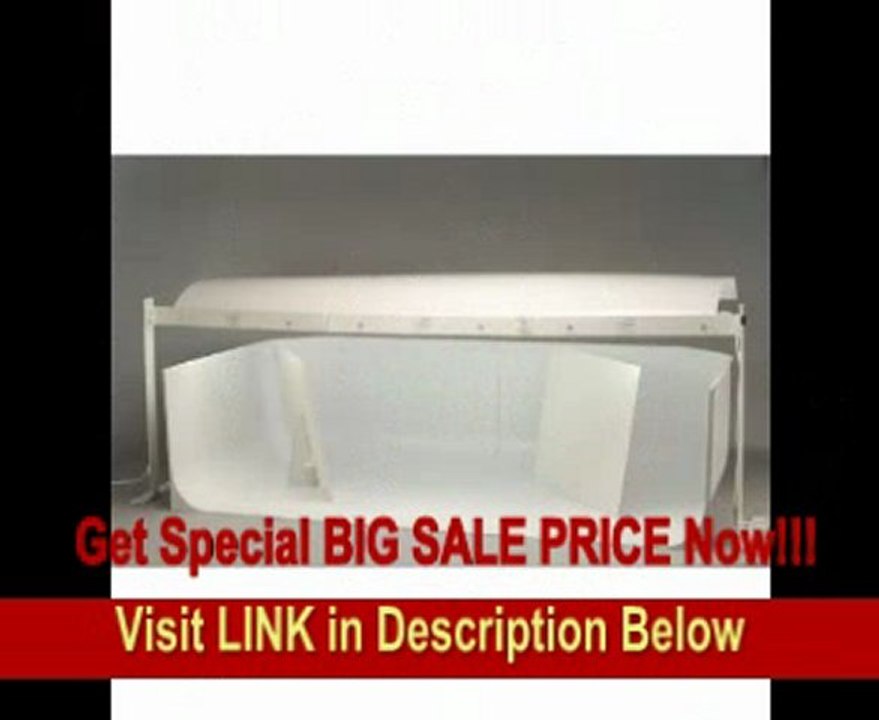 MyStudio MS32DEL Deluxe Tabletop Photo Studio Kit with 5000K Continuous Lighting and Dual Seamless Backgrounds for Product Photography, 64x32x16 inches