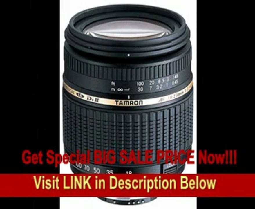 Tamron AF 18-250mm F/3.5-6.3 Di-II LD Aspherical (IF) Macro Zoom Lens for Canon Digital SLR Cameras