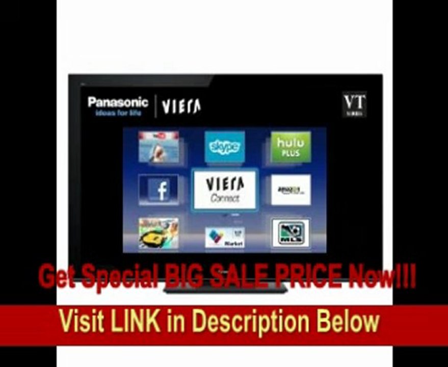 Panasonic VIERA TC-P55VT30 55-inch 1080p 3D Plasma HDTV, Black