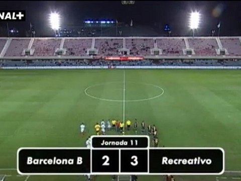 Liga Adelante Barcelona B 2 Recreativo Huelva 3
