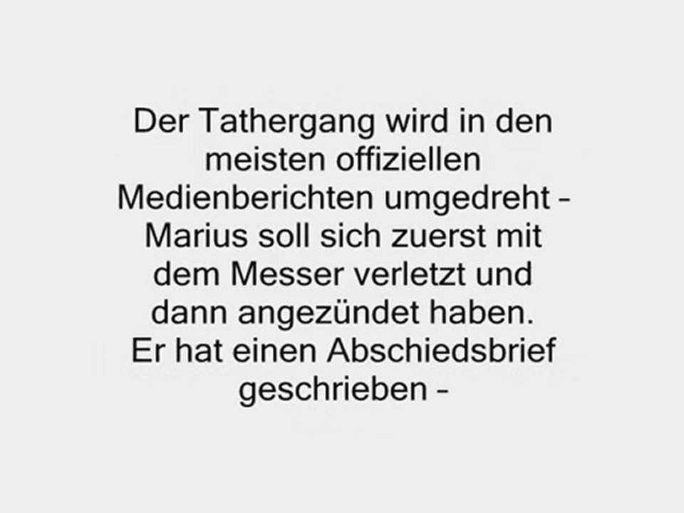 .Marius, 32 Jahre alt, ist tot. Was trieb ihn in den Suizid?