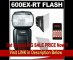 Canon Speedlite 600EX-RT Flash with Soft Box + Reflector + Batteries & Charger for EOS 60D, 7D, 1D X, 1D, 1DS, 5D Mark II III, Rebel T4i, T3i, T3 Digital SLR Camera