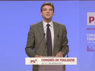 Arnaud Montebourg - Congrès de Toulouse