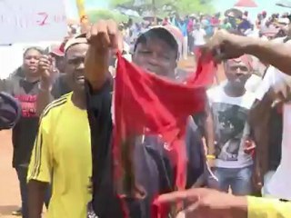 Mineros enfrentados en Sudáfrica