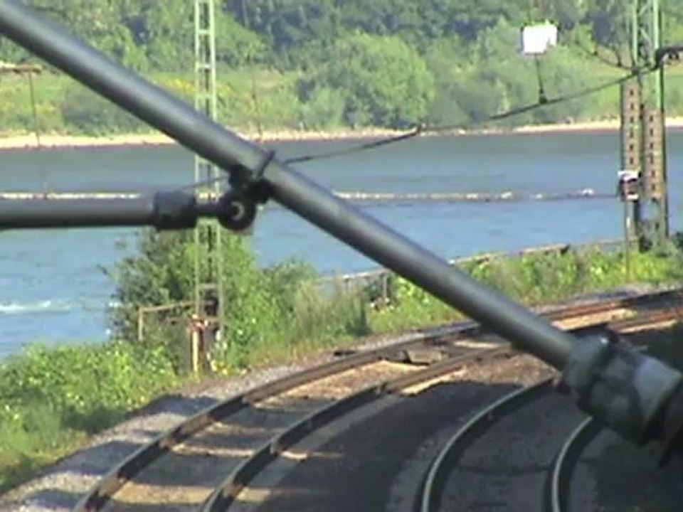 Züge + Schiffe Assmannshausen, Crossrail 185, RTB-Railpool 185, DBAG 185, Railion 185, 428, 427