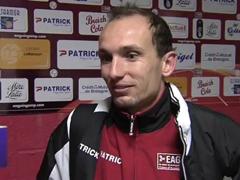 Conférence de presse EA Guingamp - CS Sedan : Jocelyn GOURVENNEC (EAG) - Laurent GUYOT (CSSA) - saison 2012/2013