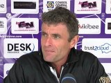 Conférence de presse FC Istres - Tours FC : José  PASQUALETTI (FCIOP) - Bernard BLAQUART (TOURS) - saison 2012/2013