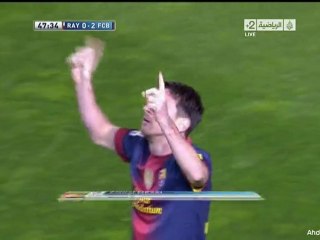 Rayo 0-5 Barça : Messi 1st goal