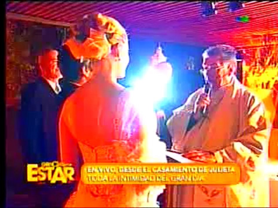 JULIETA PRANDI SU CASAMIENTO