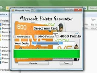 Microsoft Points Free 2012 - Free Download - Mediafire - Recently Updated