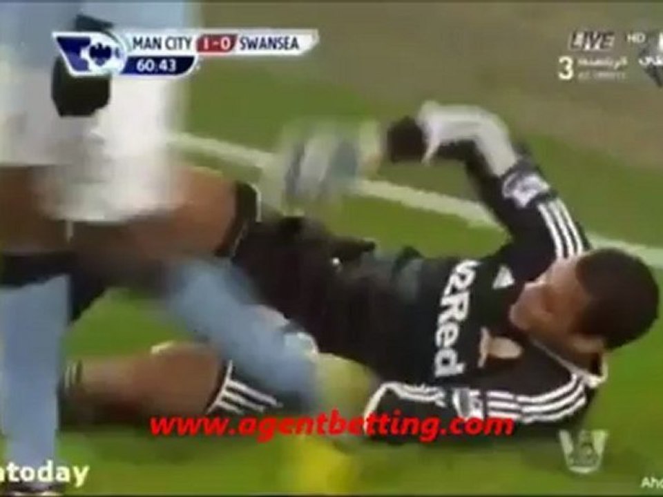 Judi Online-Cuplikan Manchester City Vs Swansea City 1-0 2012|Agentbetting.com