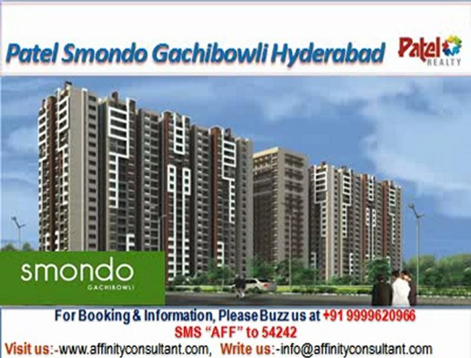 Patel Realty 2,2.5 and 3 Bhk Smondo Gachibowli Apartments Hyderabad