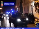 Spaccio, usura e violenze, 14 arresti a Troia