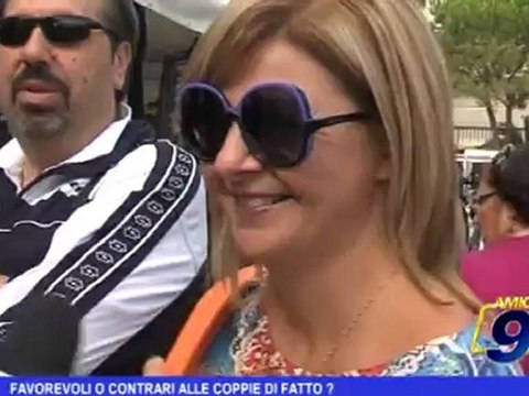 Favorevoli o contrari alle coppie di fatto?